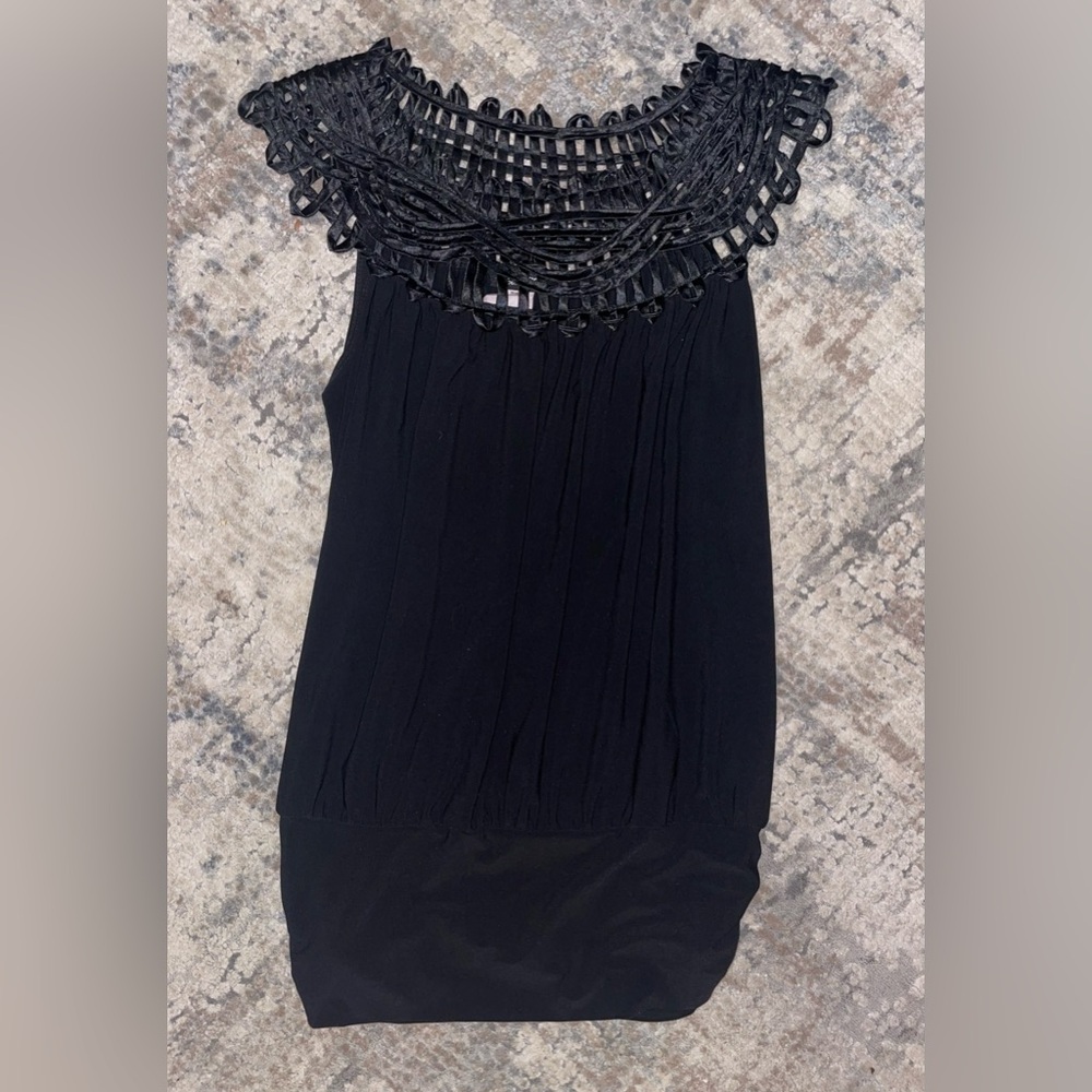 Perseption Concept Black Women's Tank Top size large